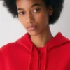 Sweat-shirt à capuche oversize en molleton confortable avec grande fermeture éclair