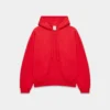Sweat-shirt à capuche oversize en molleton confortable avec grande fermeture éclair