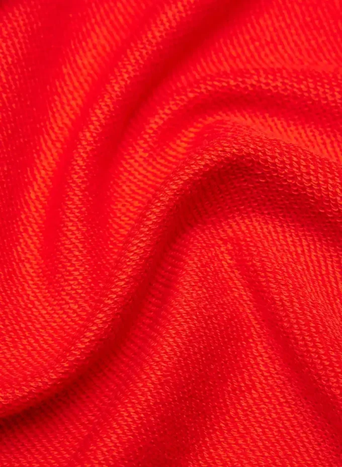 Sweat-shirt à capuche zippé boyfriend en molleton bouclé