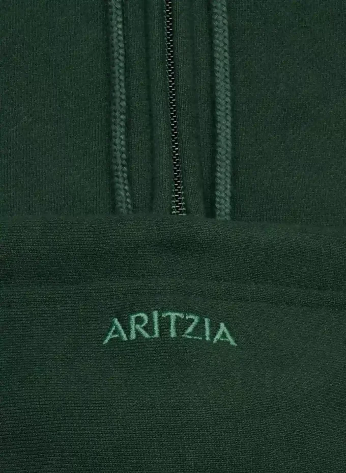 Sweat-shirt à capuche zippé boyfriend en molleton douillet