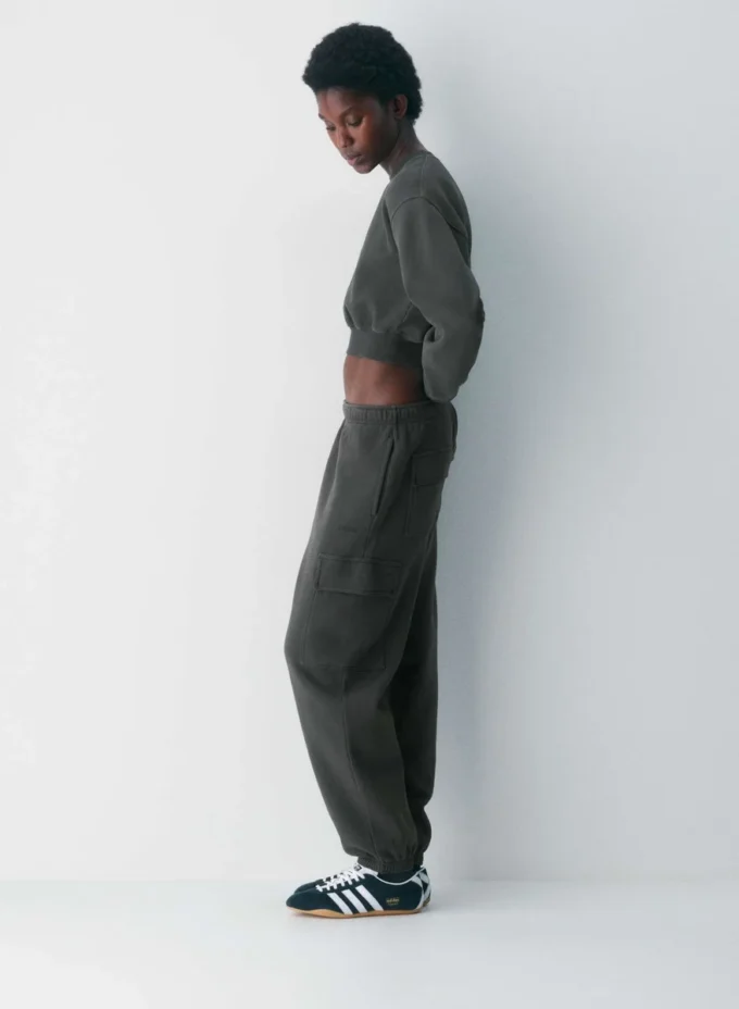 Sweat-shirt court Perfect Crew en molleton douillet