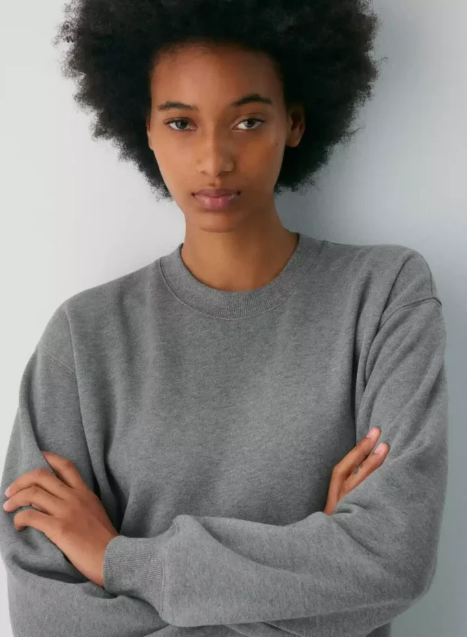 Sweat-shirt Perfect Crew en molleton douillet