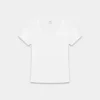 T-shirt à col en V en maille côtelée HomeStretch™