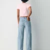 T-shirt à col rond et taille côtelée HomeStretch™