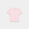 T-shirt à col rond et taille côtelée HomeStretch™