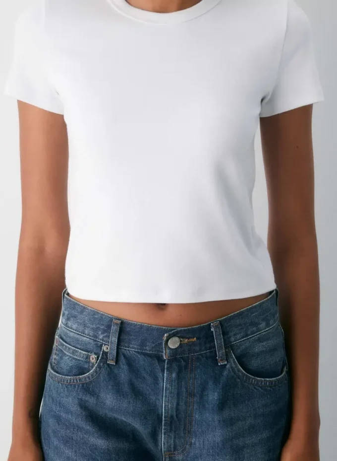 T-shirt à petites côtes BestHug™