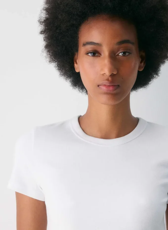 T-shirt à petites côtes BestHug™