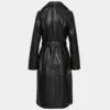Trench-coat en cuir Silva