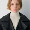 Trench-coat en cuir Silva