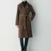 Trench-coat en daim Silva