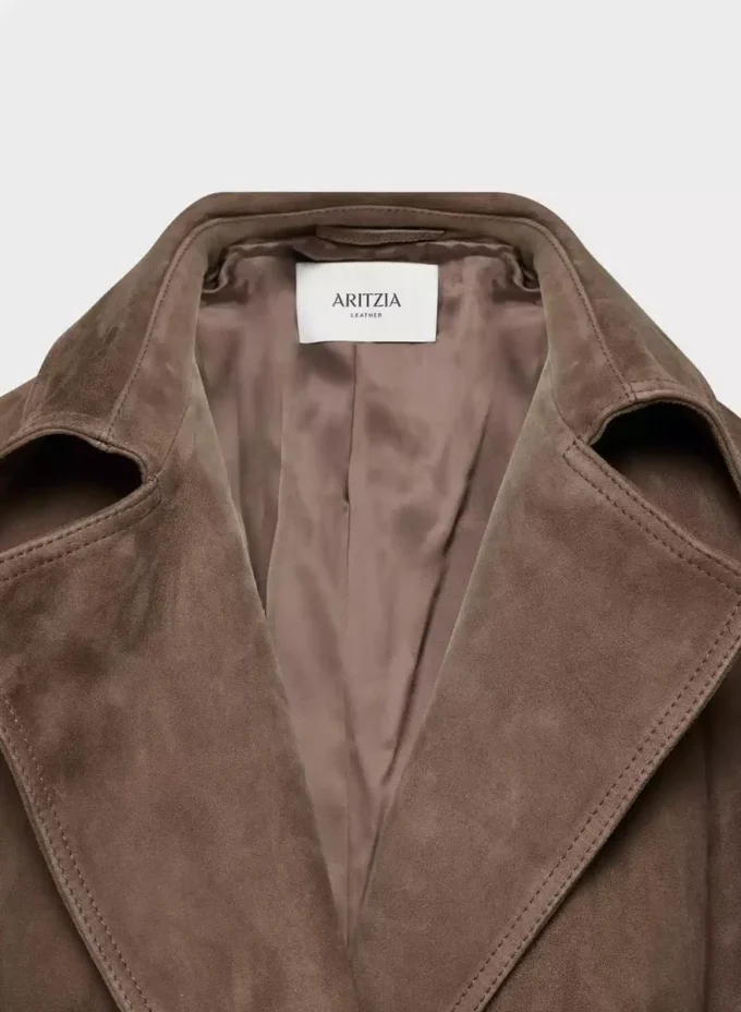 Trench-coat en daim Silva