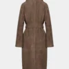 Trench-coat en daim Silva