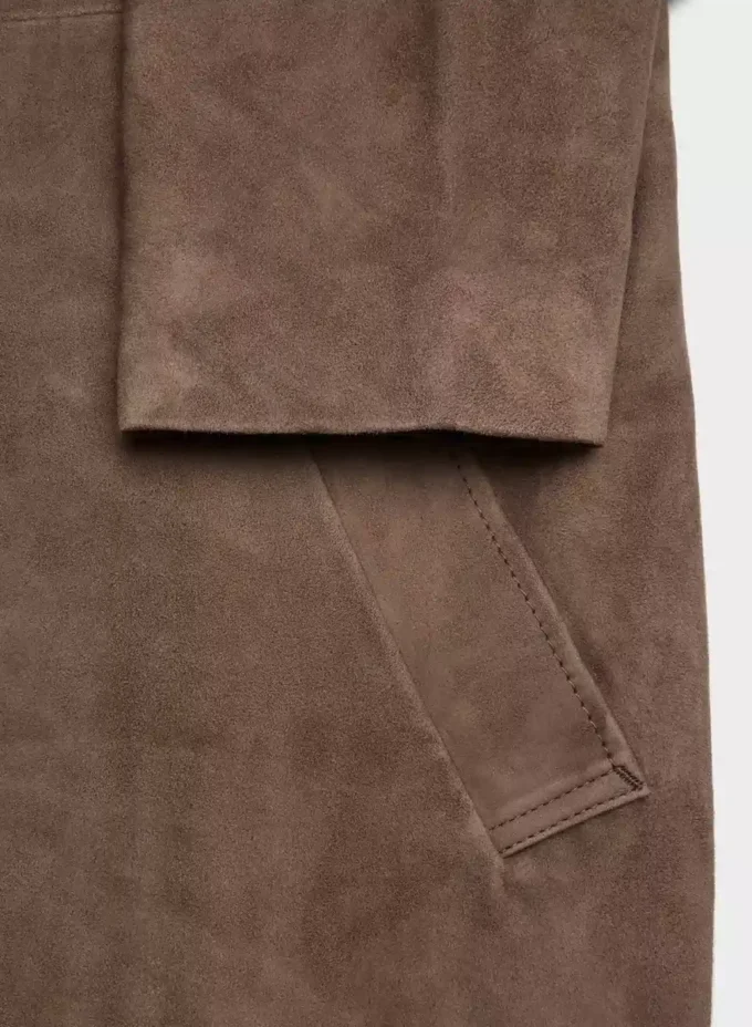 Trench-coat en daim Silva