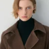 Trench-coat en daim Silva