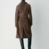 Trench-coat en daim Silva