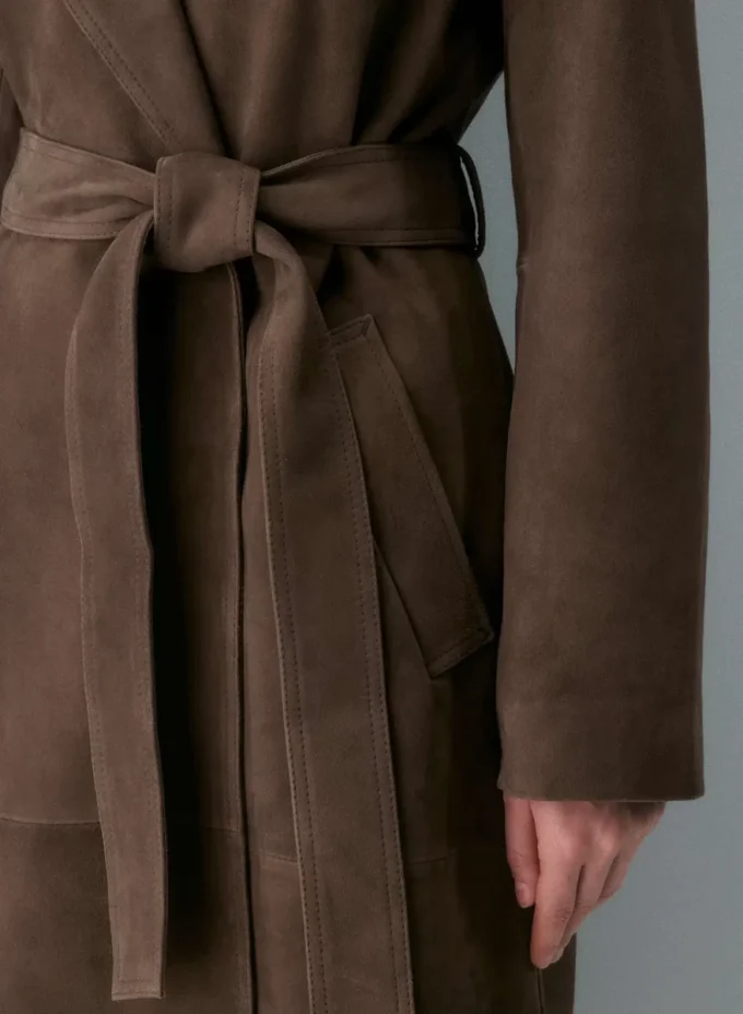 Trench-coat en daim Silva