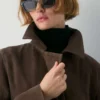 Trench-coat en daim Silva
