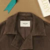 Trench-coat en daim Silva
