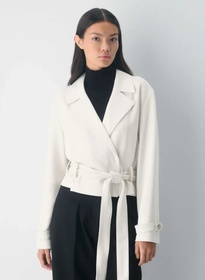 Trench-coat postal – Crêpe Sway