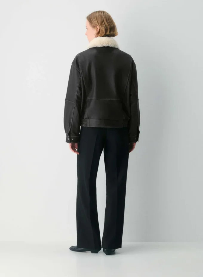 Veste aviateur en cuir Calle