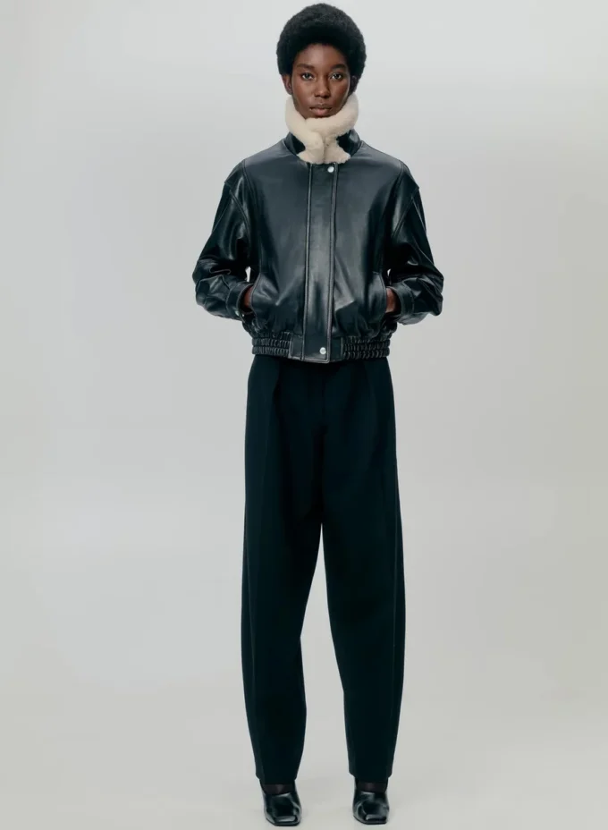Veste aviateur en cuir Calle