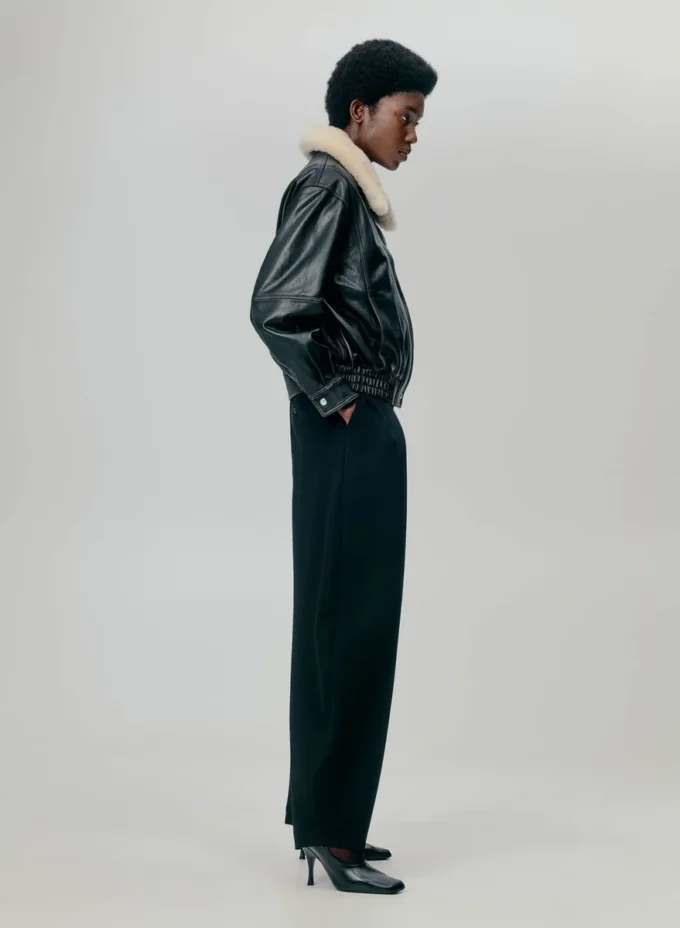 Veste aviateur en cuir Calle