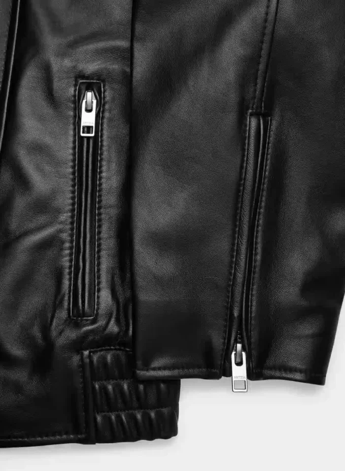 Veste de motard en cuir Dakota