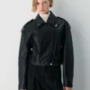Veste de motard en cuir Dakota
