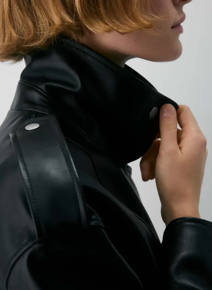 Veste de motard en cuir Dakota