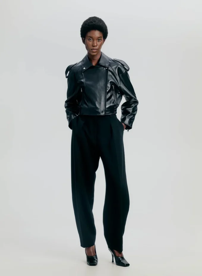 Veste de motard en cuir Dakota