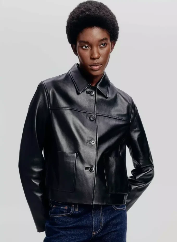 Veste en cuir Tori