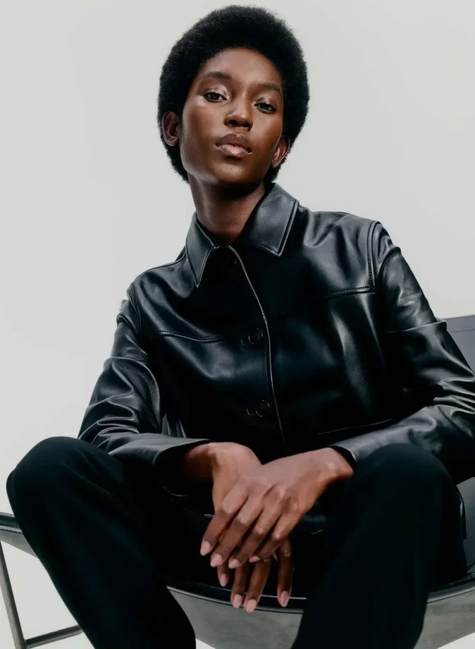Veste en cuir Tori