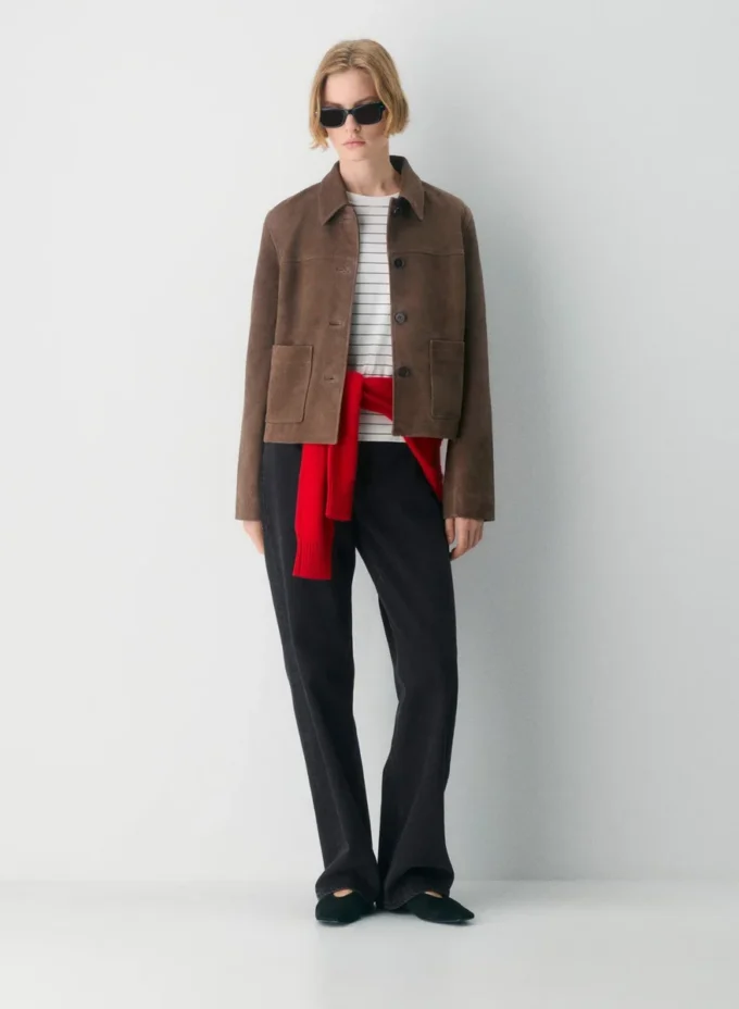Veste en daim Tori
