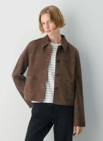 Veste en daim Tori