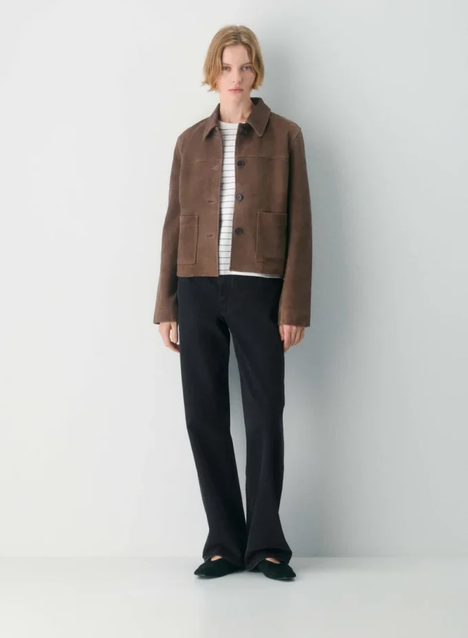 Veste en daim Tori