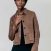 Veste en daim Tori