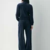 Veste zippée en velours Alexa