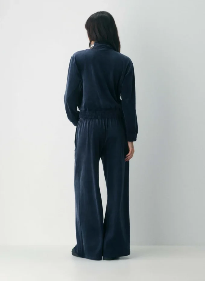 Veste zippée en velours Alexa