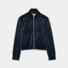 Veste zippée en velours Alexa