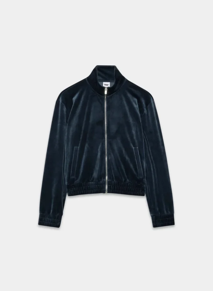 Veste zippée en velours Alexa